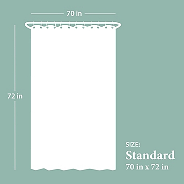 Haven&trade; 70-Inch x 72-Inch Recycled PEVA Shower Curtain Liner in Frost. View a larger version of this product image.