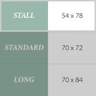 Alternate image 3 for Haven&trade; 54-Inch x 78-Inch Recycled Cotton Waterproof Shower Curtain Liner in White