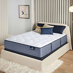 Serta® Perfect Sleeper Sapphire Canyon 14" Medium Twin Mattress Set