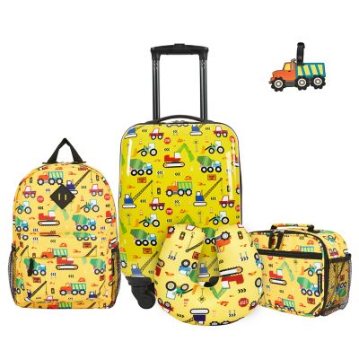 Traveler&#39;s Club&reg; Luggage Construction Kid&#39;s 5-Piece Travel Luggage Set