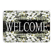 Laural Home&reg; Blooming Welcome 20-Inch x 30-Inch Kitchen Mat