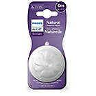Alternate image 2 for Philips Avent 2-Pack 0M Nipple Flow 1 Natural Response Nipples