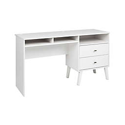Prepac® Milo Desk with Side Storage in White