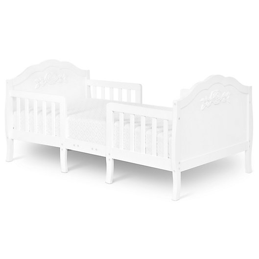 Alternate image 1 for SweetPeaBaby by Evolur Rose Convertible Toddler Bed