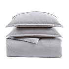 Alternate image 4 for City Scene&reg; Chloe Solid Twin Comforter Set in Light Grey