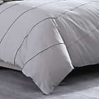 Alternate image 8 for City Scene&reg; Chloe Solid Twin Comforter Set in Light Grey