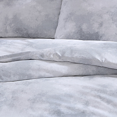 City Scene&reg; Koto Clouds Duvet Cover Set in Grey. View a larger version of this product image.