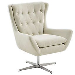 Madison Park™ Catalina Swivel Chair in Cream/Silver
