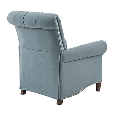 Madison Park&trade; Aidan Push-Back Recliner in Blue. View a larger version of this product image.