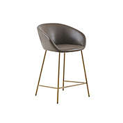 Madison Park&reg; Isadora Counter stool in Brown/Gold