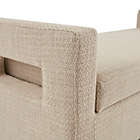 Alternate image 3 for Madison Park&trade; Crawford Upholstered Storage Bench in Tan