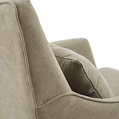 Martha Stewart&trade; London Swivel Chair in Tan. View a larger version of this product image.