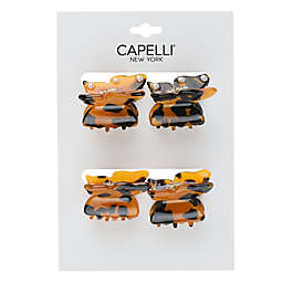 Capelli® 4-Pack Matte Torte Jaw Clip with Pearls