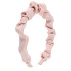 Alternate image 1 for Capelli&reg; New York Ruffle Satin Headband in Pink
