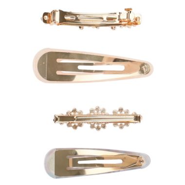 Capelli&reg; 4-Piece Mixed Pearl Snap Clips. View a larger version of this product image.