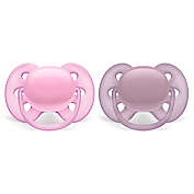 Philips Avent 6-18M Ultra Soft Pacifiers in Pink (2-Pack)