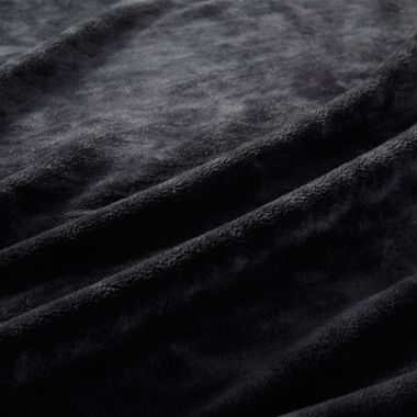 UGG&reg; Big Sur Oversized Blanket in Off Black. View a larger version of this product image.