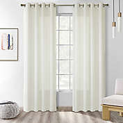 Commonwealth Home Fashions Rhapsody 108-Inch Double Grommet Curtain Panel in Ivory (Single)