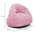 Alternate image 7 for Delta Children&reg; Cozee Fluffy Toddler Chair in Pink
