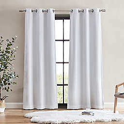 UGG® Darcy 63-Inch Grommet Blackout Window Curtain Panels in Snow (Set of 2)