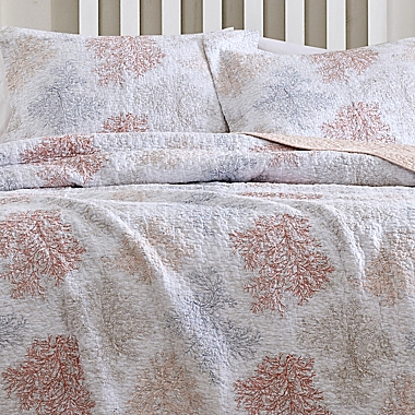 Laura Ashley&reg; Saltwater Quilt Set. View a larger version of this product image.