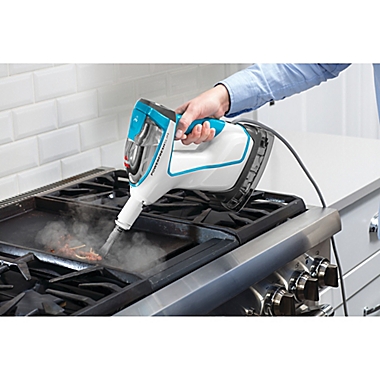 BISSELL&reg; PowerFresh Slim 3-in-1 Steam Mop in White/Blue. View a larger version of this product image.
