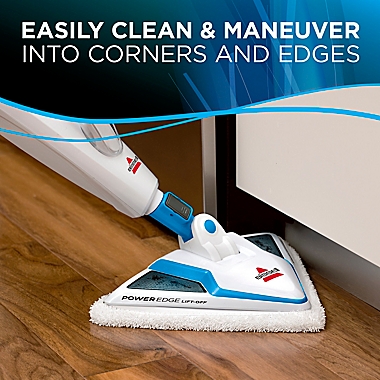 BISSELL&reg; PowerEdge&trade; Lift-Off&reg; 2-in-1 Steam Mop in Blue/White. View a larger version of this product image.
