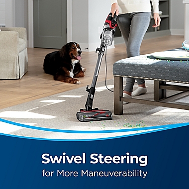 BISSELL&reg; CleanView&reg; Pet Slim Corded Vacuum in Red/Black. View a larger version of this product image.