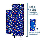 Alternate image 3 for Wildkin 2-Piece Out of This World Roll-Up Nap Mat Set in Blue