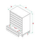 Alternate image 2 for Forest Gate&trade; Modern 4-Drawer Tall Dresser in Grey