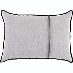 Studio 3B™ Chambray Oblong Throw Pillow in Dark Grey