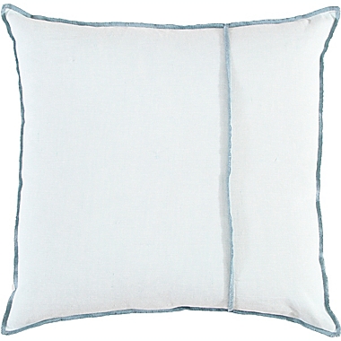 Studio 3B&trade; Chambray Square Throw Pillow in Teal. View a larger version of this product image.