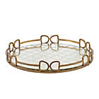 Alternate image 3 for A&amp;B Home Valentina Round Mirrored Tray in Gold