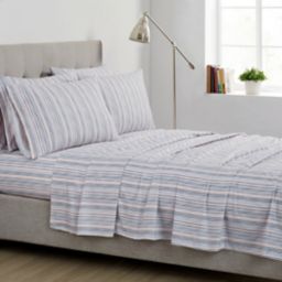 Simply Essential™ Truly Soft™ Microfiber Full Sheet Set in Rose Stripe