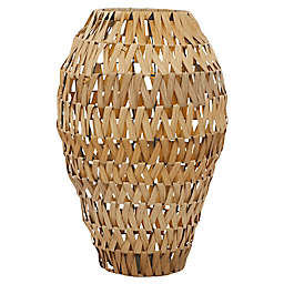 Ridge Road Decor 22-Inch Boho Style Metal Vase in Brown