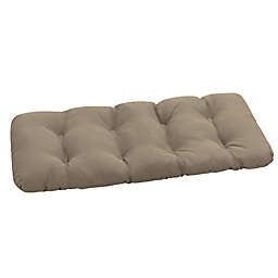 Outdoor Double U-Shape Bench Cushion in Sunbrella® Acrylic