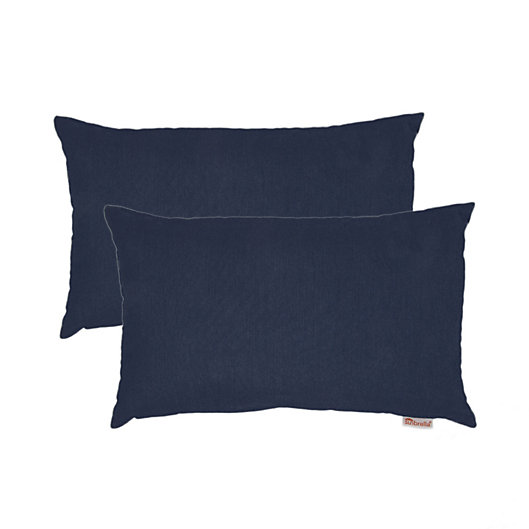Sunbrella Spectrum Rectangular Indoor, Rectangle Outdoor Toss Pillows