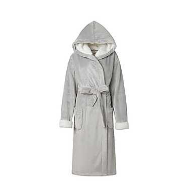 Bee &amp; Willow&trade; Small/Medium Women&#39;s Cozy Robe in Harbor Mist. View a larger version of this product image.