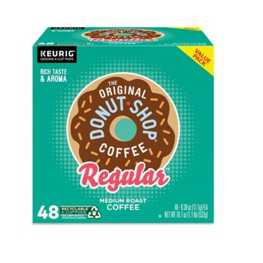 The Original Donut Shop&reg; Regular Coffee Value Pack Keurig&reg; K-Cup&reg; Pods 48-Count. View a larger version of this product image.