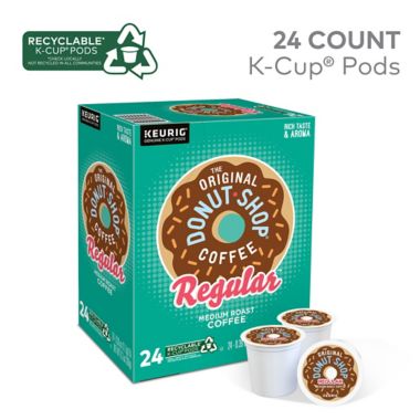 The Original Donut Shop&reg; Regular Medium Roast Coffee Keurig&reg; K-Cup&reg; Pods 24-Count. View a larger version of this product image.