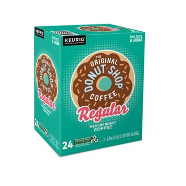 The Original Donut Shop&reg; Regular Medium Roast Coffee Keurig&reg; K-Cup&reg; Pods 24-Count. View a larger version of this product image.