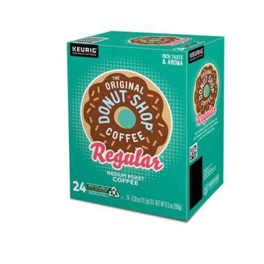 The Original Donut Shop&reg; Regular Medium Roast Coffee Keurig&reg; K-Cup&reg; Pods 24-Count. View a larger version of this product image.