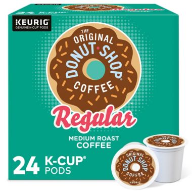 The Original Donut Shop&reg; Regular Medium Roast Coffee Keurig&reg; K-Cup&reg; Pods 24-Count. View a larger version of this product image.