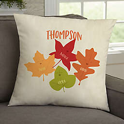 Fall Family Leaf Character Personalized 18