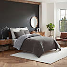 Alternate image 1 for UGG&reg; Coco Dawson 3-Piece Reversible Full/Queen Comforter Set in Charcoal