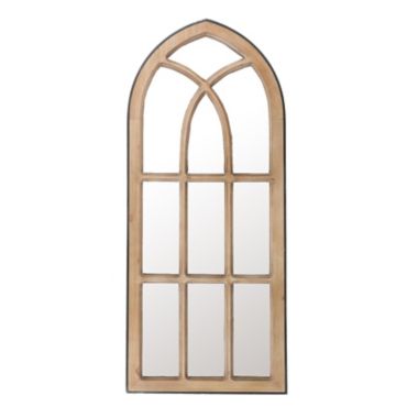 Lilce Luxen Ine Hd Xxx - Luxen Home Arched Wooden Window Wall Mirror | Bed Bath & Beyond