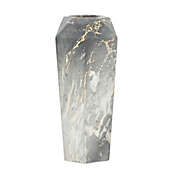Ridge Road D&eacute;cor 14-Inch Marble-Finished Contemporary Ceramic Vase