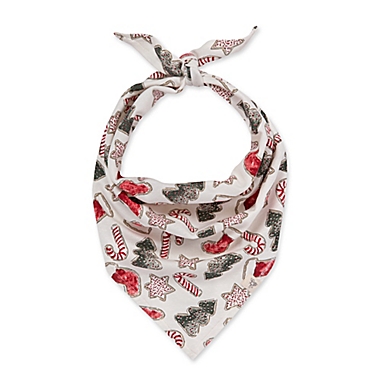 Burt&#39;s Bees&reg; Holiday Cookies Dog Bandana in Cardinal. View a larger version of this product image.