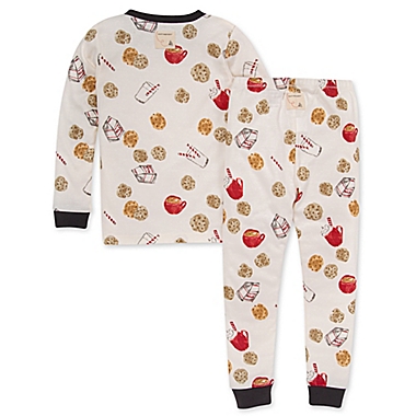 Burt&#39;s Bees Size 10 Big Kids&#39; 2-Piece Milk and Cookies Pajama Set. View a larger version of this product image.