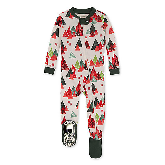 Alternate image 1 for Burt's Bees Baby® Modern Forest Organic Cotton Sleeper in Spinach